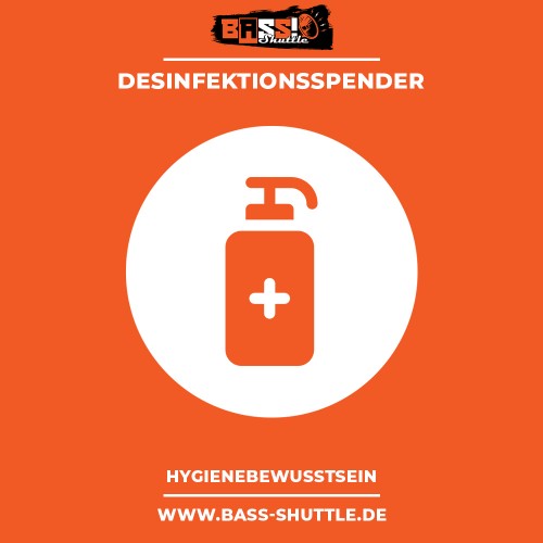 Bass Shuttle Partybus - Hygienestandards