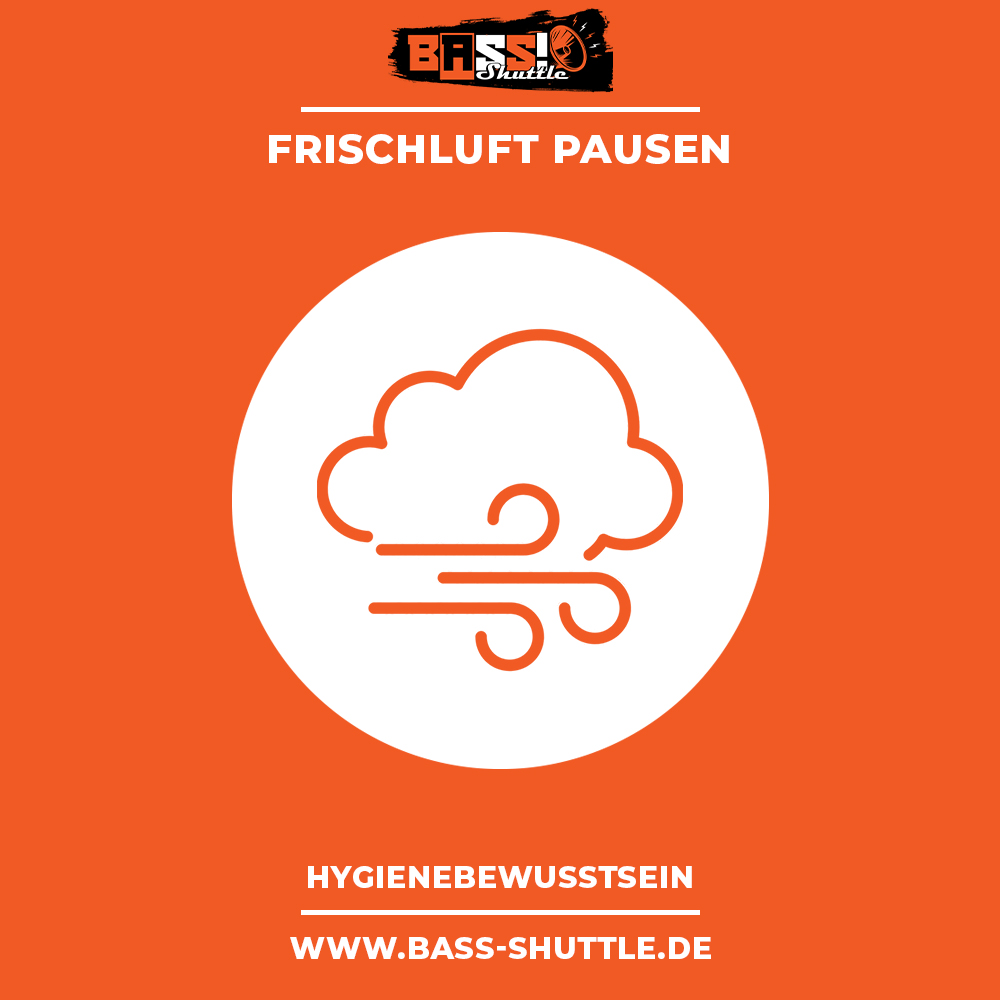 Bass Shuttle Partybus - Hygienestandards