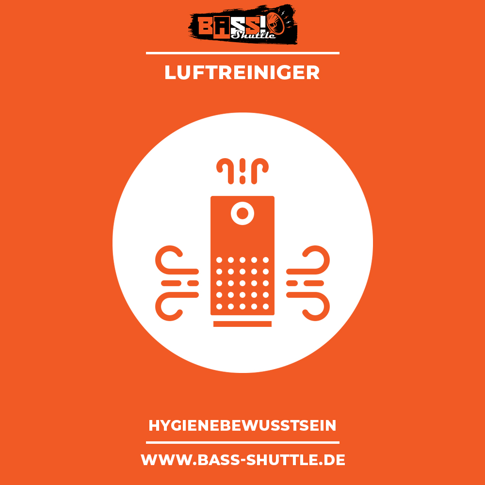 Bass Shuttle Partybus - Hygienestandards