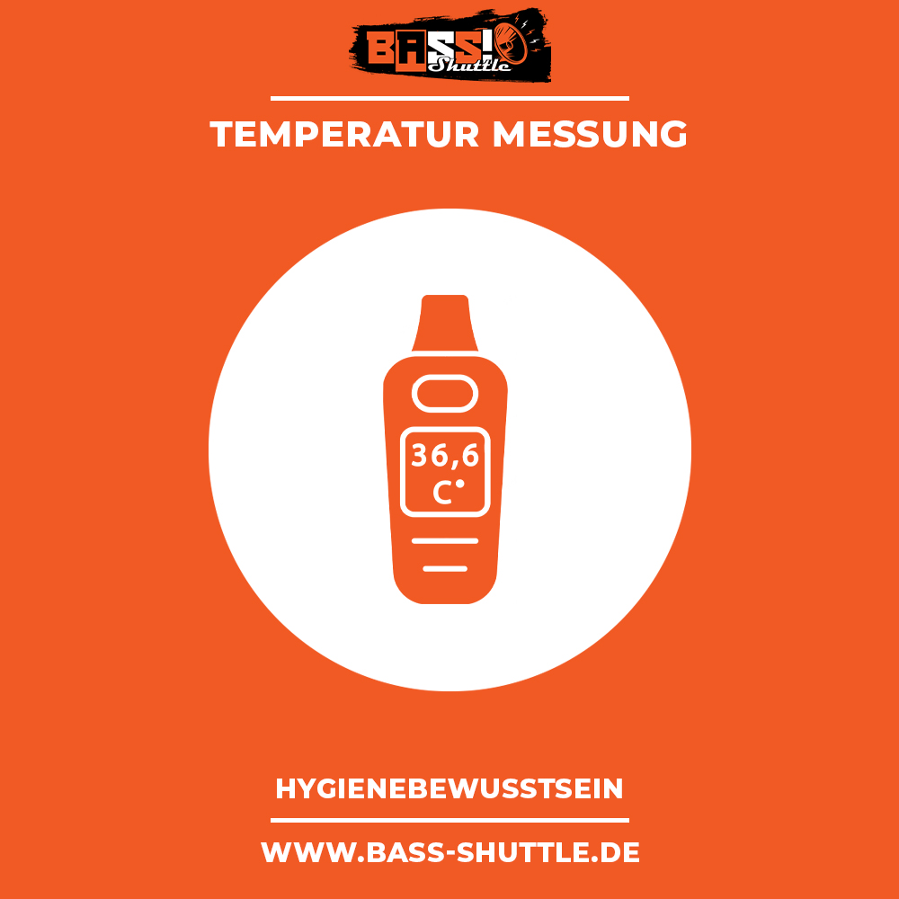 Bass Shuttle Partybus - Hygienestandards